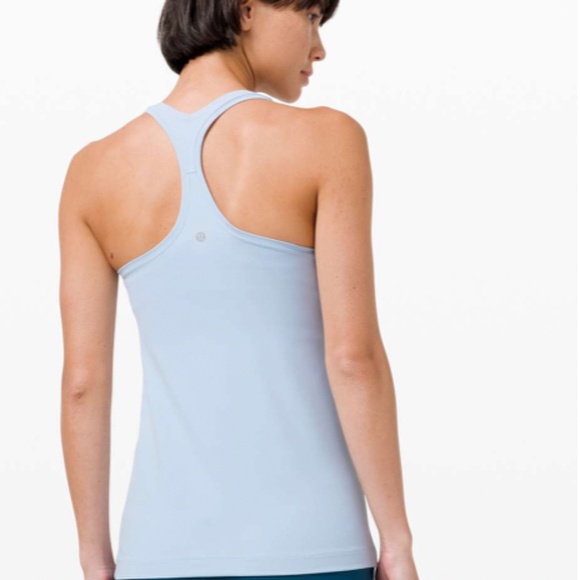 Lululemon Cool Racerback II *Nulu Blue Linen? Size 8? - Picture 2 of 6